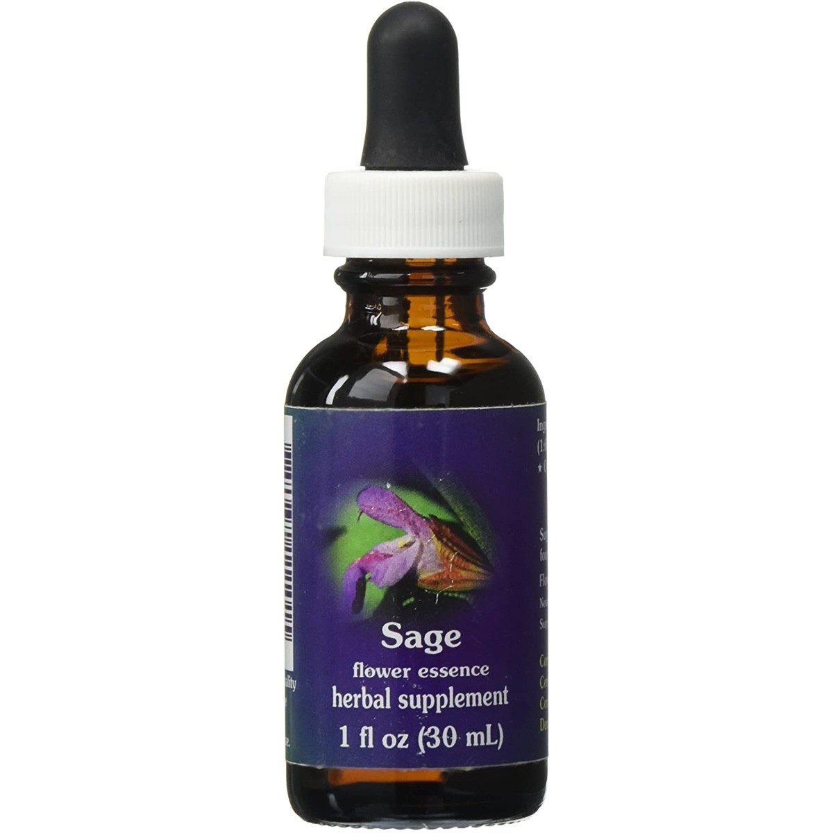 Flower Essence Services Sage Herbal Supplement 1 Fl Oz 30 Ml Dropper 1 Pack