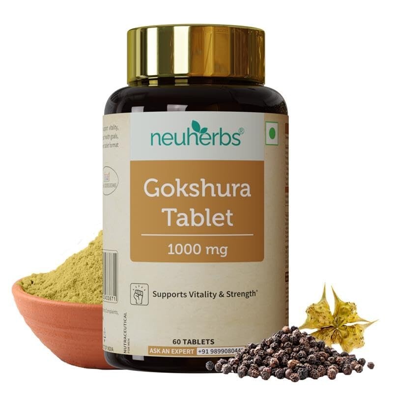 Gokshura Tablet Helps To Support Energy & Strength, 60 Tablets General Wellness