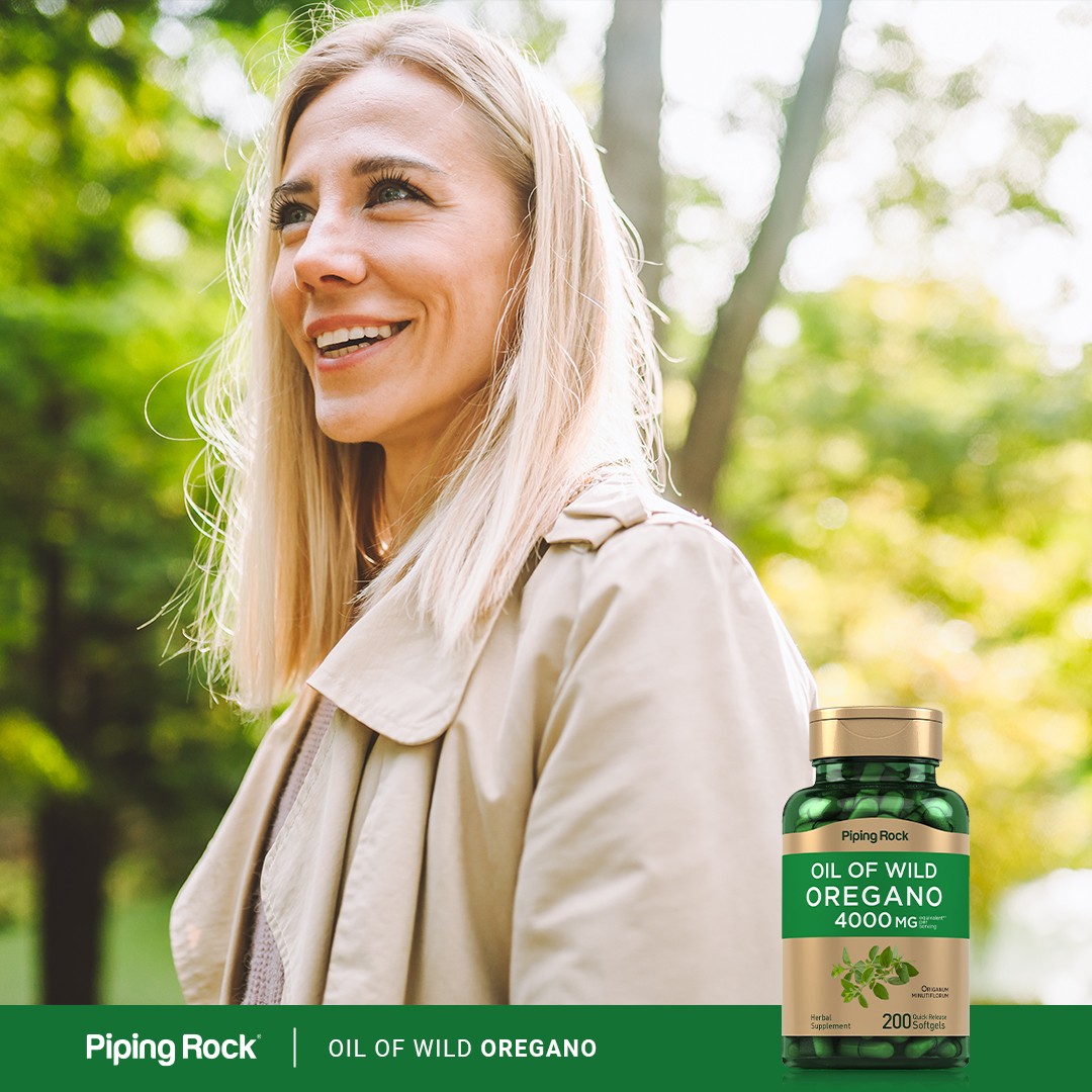 Oregano Oil Capsules | 150 Softgel Pills | 4000mg | Non-GMO | by Piping Rock