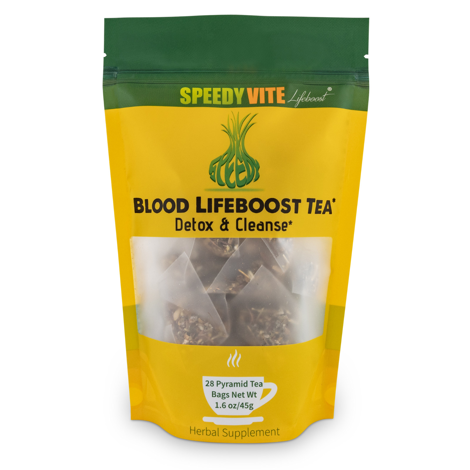 SpeedyVite® Blood LifeBoost® USDA Organic / Wild (4oz/8oz/28bags) Cleansing Tea