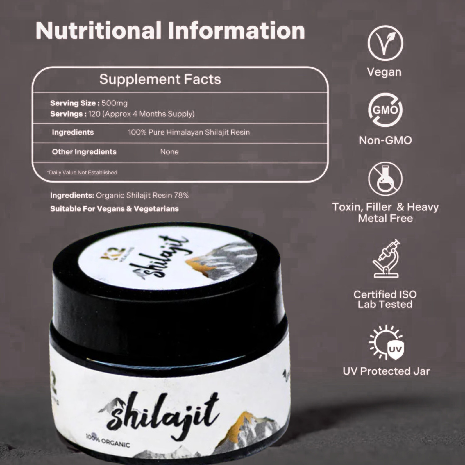 Pure Himalayan Shilajit Resin 80g Authentic k2healingshilajit Lab Tested