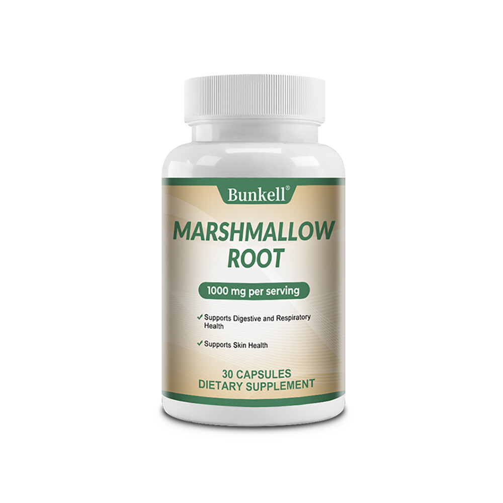 Marshmallow Root 1,000 Mg Per Serving Supports Digestive and Respiratory Health