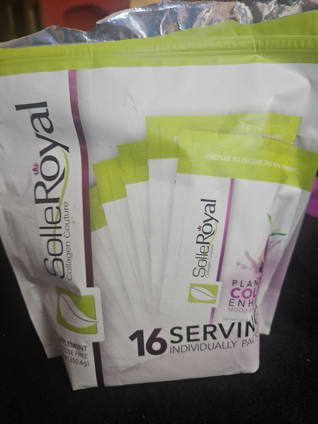 SolleRoyal Collagen Couture, plant-based, 13 individual servings Gluten-free