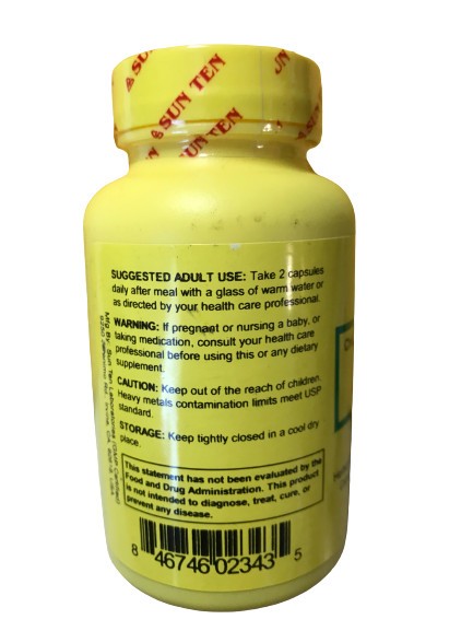 Sun Ten – Chiang-Hu & Carthamus Formula, 100 Capsules /Su Jing Li An San / 舒筋立安散