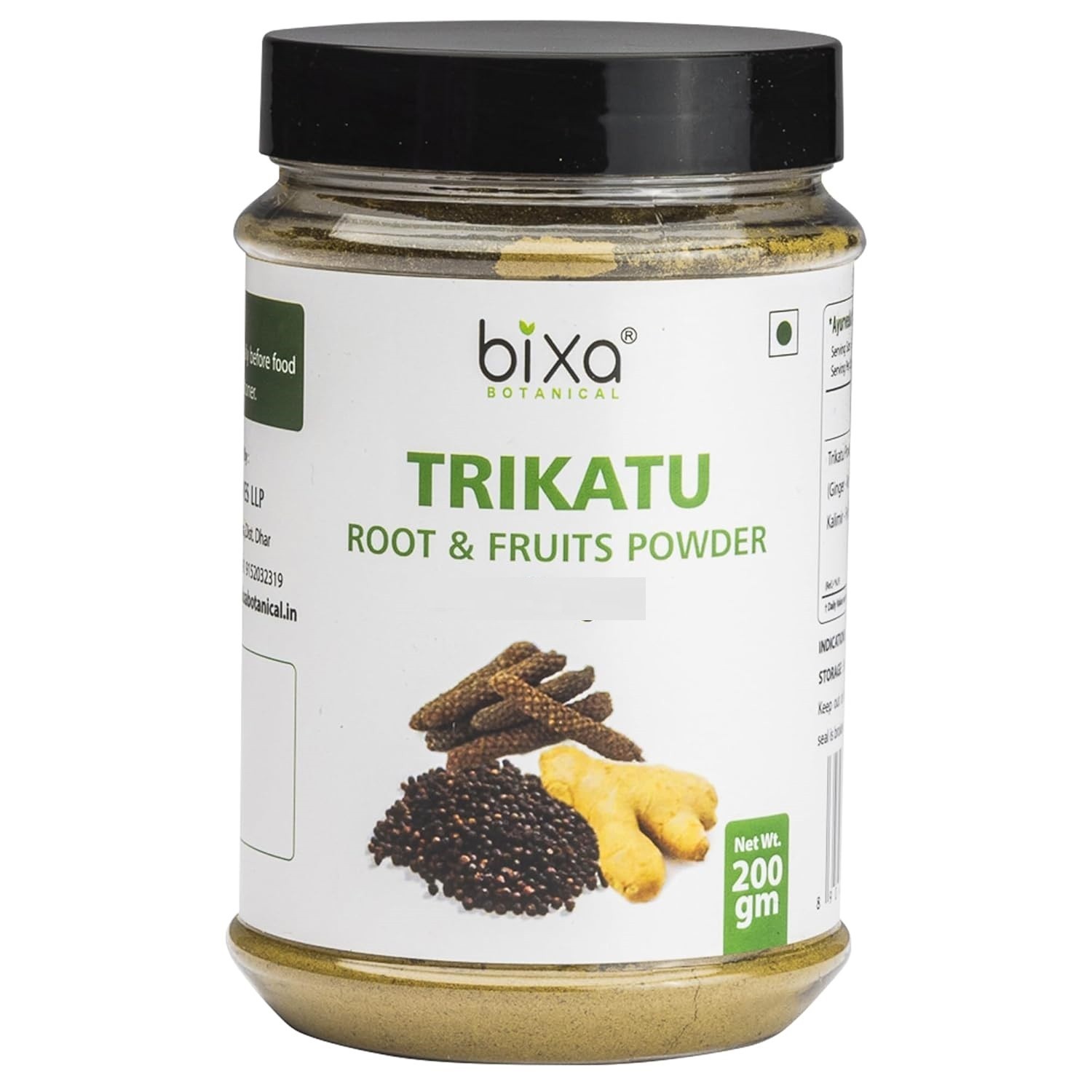 Bixa Trikatu Powder 200Gm (Generic Preparation) Healthy Digestion & Metabolic