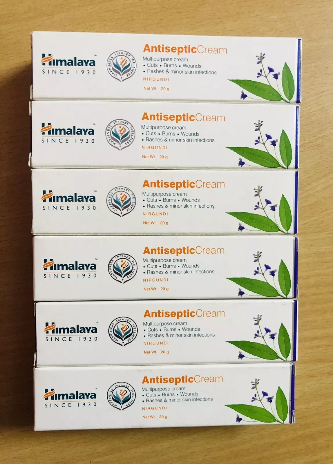 Herbals Antiseptic Cream 20 Grams Each Fast Shipping pack of 6