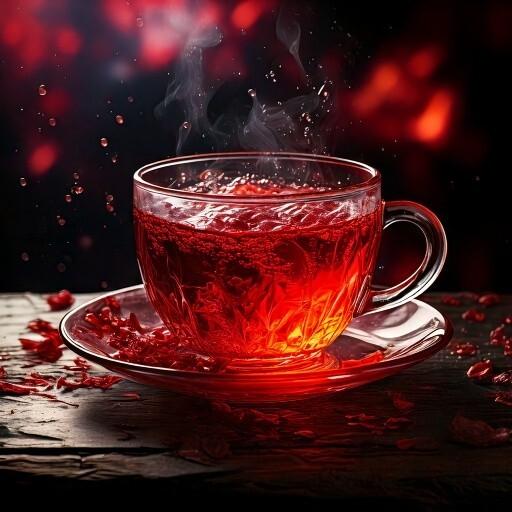 Hibiscus Flower Tea (Hibiscus sabdariffa) Grown in USA Free Shipping