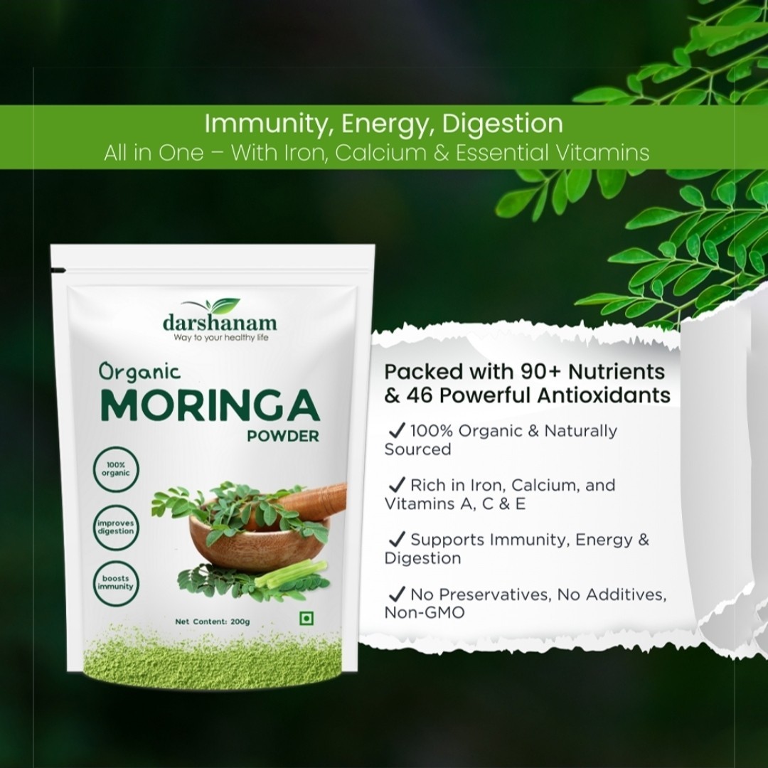 Premium Moringa Powder – Rich in Natural Nutrition
