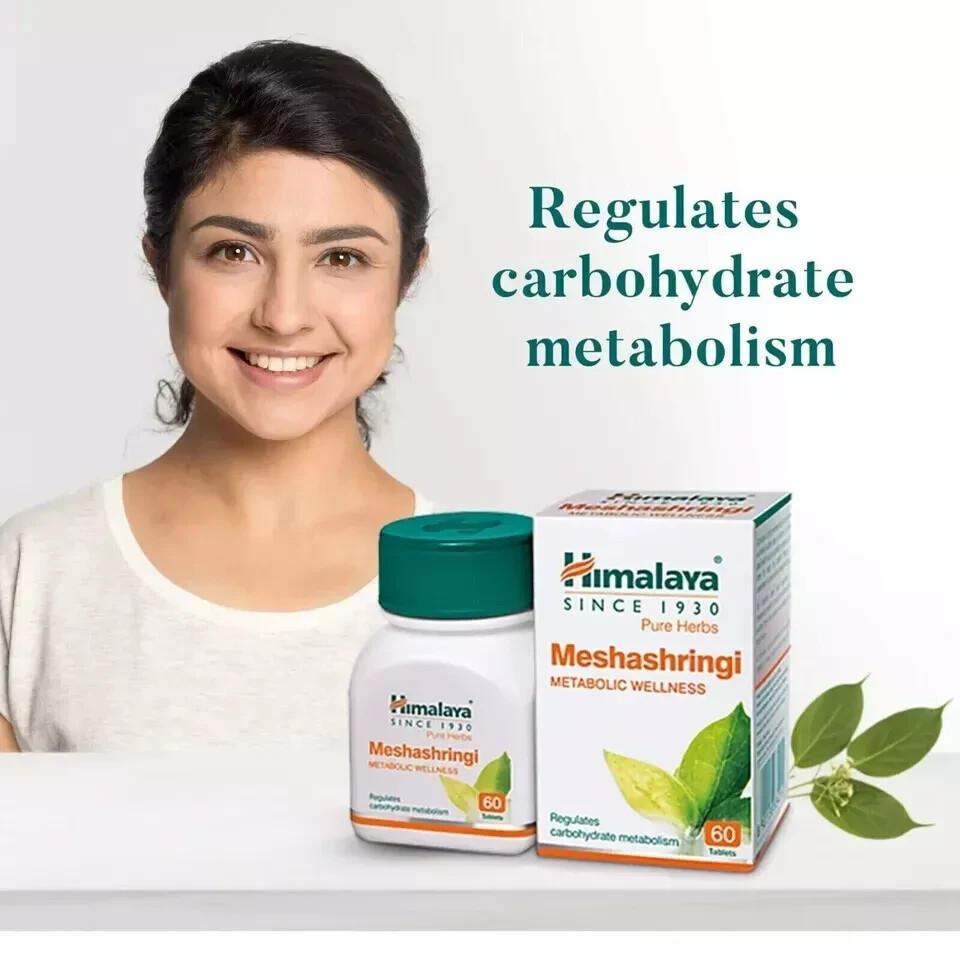 🌿 Himalaya Meshashringi – Pack of 15 (60 Tablets per Box ) Expiry 09/2026 🌱
