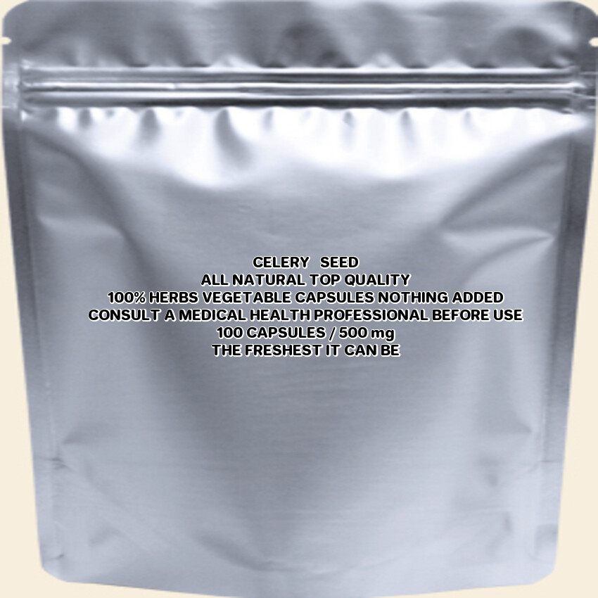 CELERY SEED Powder The Freshest It Can Be Fresh Ground 100 V Capsules