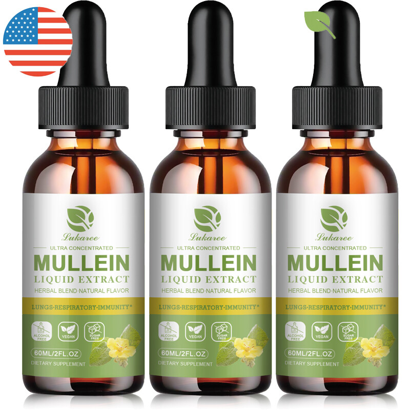180ML Mullein Leaf Extract Drops For Lung Cleanse Health Drops