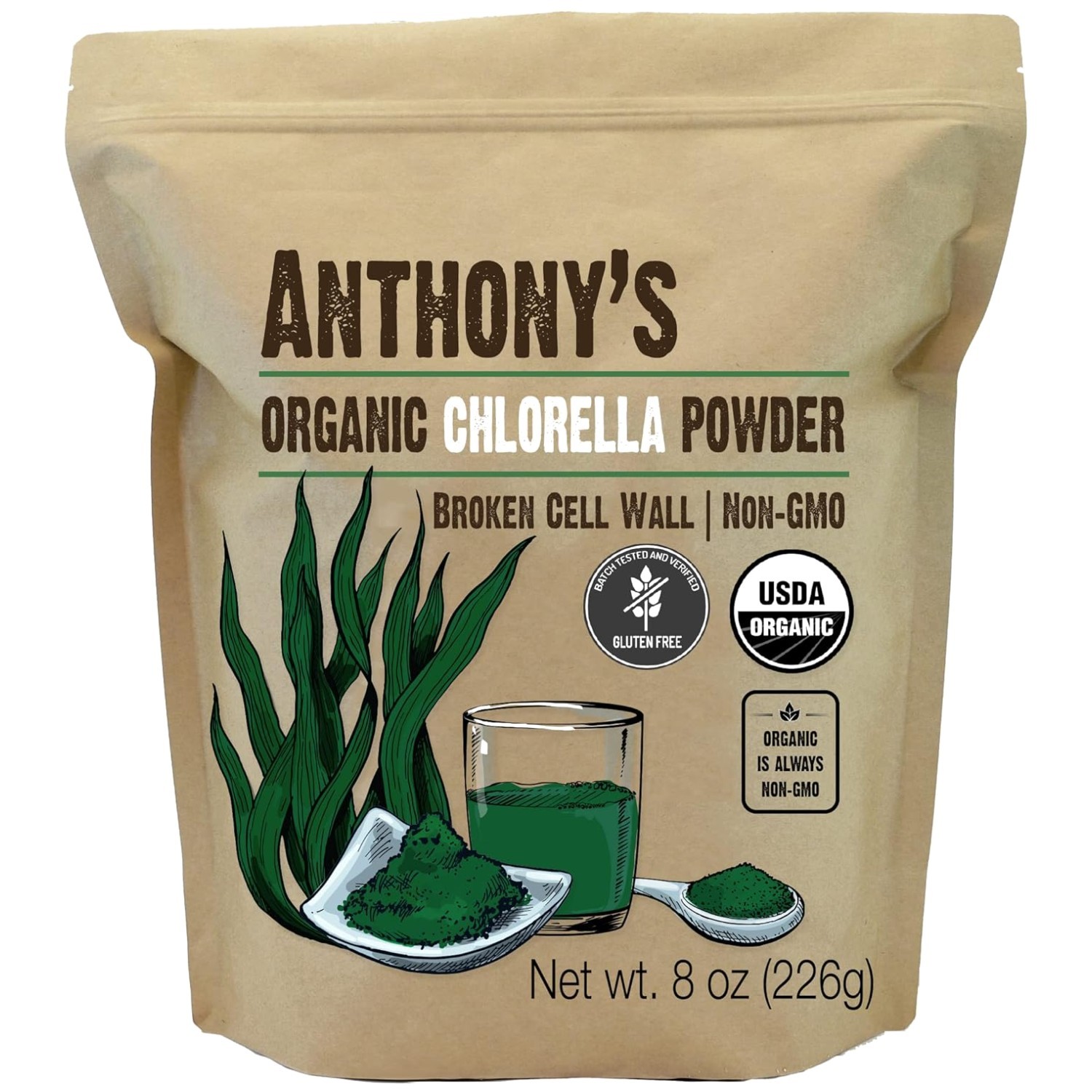 Organic Chlorella Powder 8 oz – Empower Your Health with This Superfood