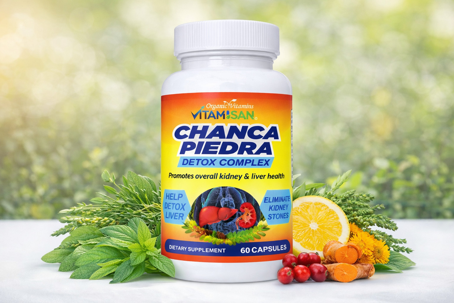 KIDNEY health Detox Support Urinary Tract Balance 60Ct