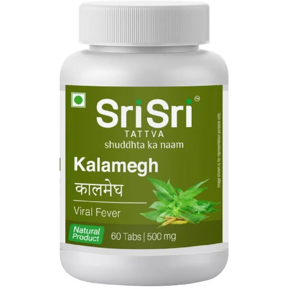 Sri Sri Tattva Kalamegh 60 tabs Each 500mg 100 % Herbal Supplement