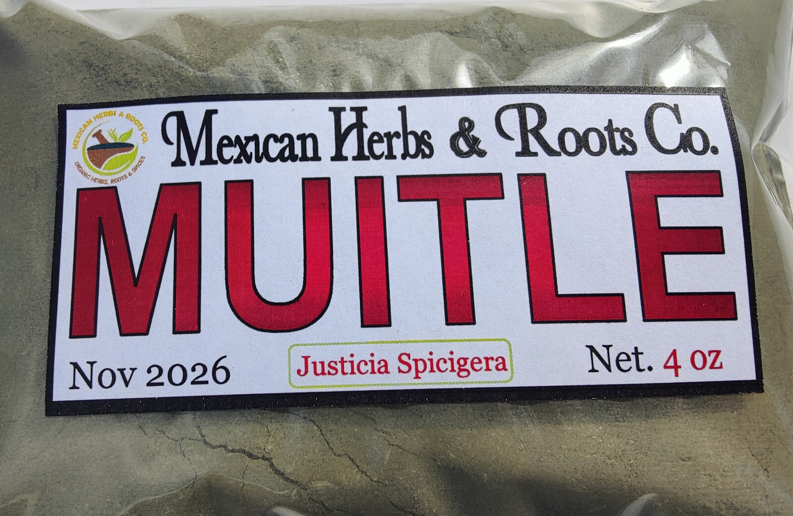 Muitle or muicle herbal tea 4oz muitle en polvo/powder muitle te herbal