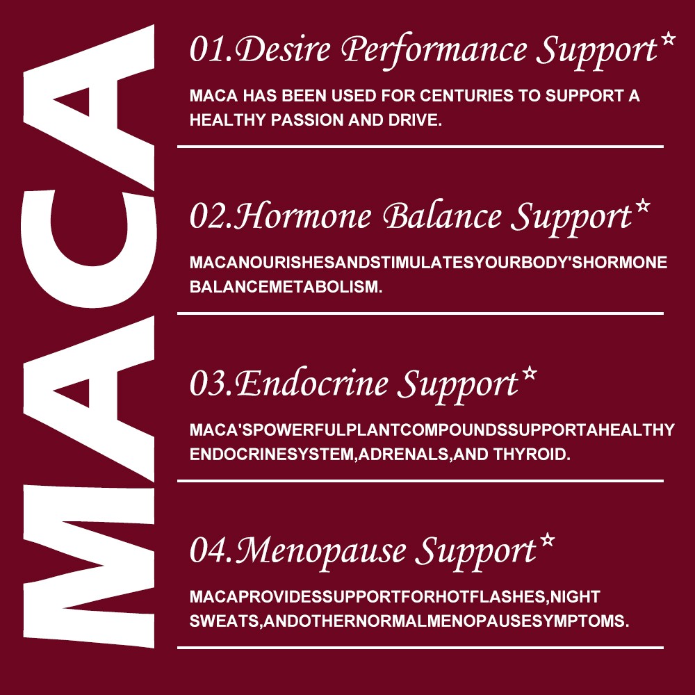MACA Male Enhancement Bigger Thicker Stronger Sex Pills Boost for man 60 Gummies