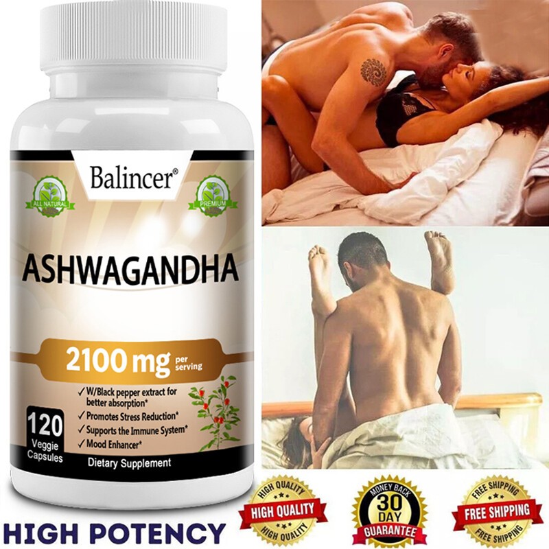 Ashwagandha Supports Increased Strength Endurance Boost Energy Levels 120 Ct US