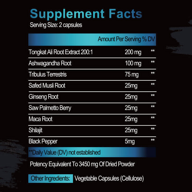 Male Enhancement Capsules Booster & Thicker Last Longer Stronger Bigger 2 Packs