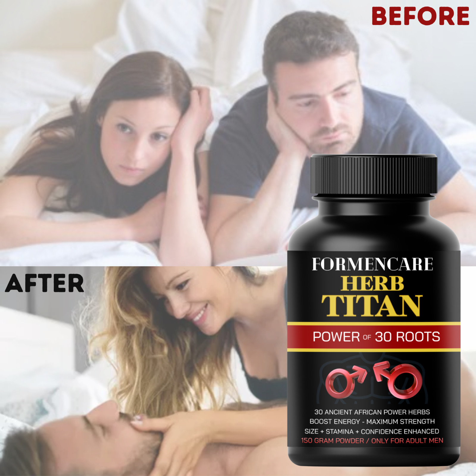 Erect-Man Extreme Potency Male Enhancement African Herbs 150 Grams