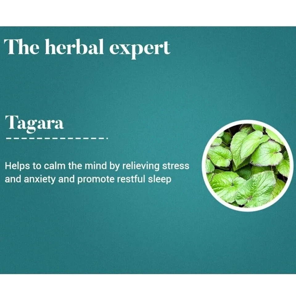 Himalaya Tagara 60 Tabs Calm Relaxation Herbal Supplement Pack of 3 Exp 05-2028